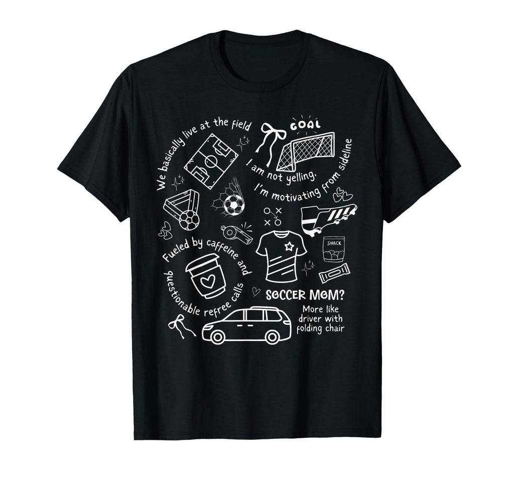 Coquette Bow Soccer Mom Sport Lover T-Shirt - Graphic Print Men Women - T-Shirt, Sweatshirt, Hoodie
