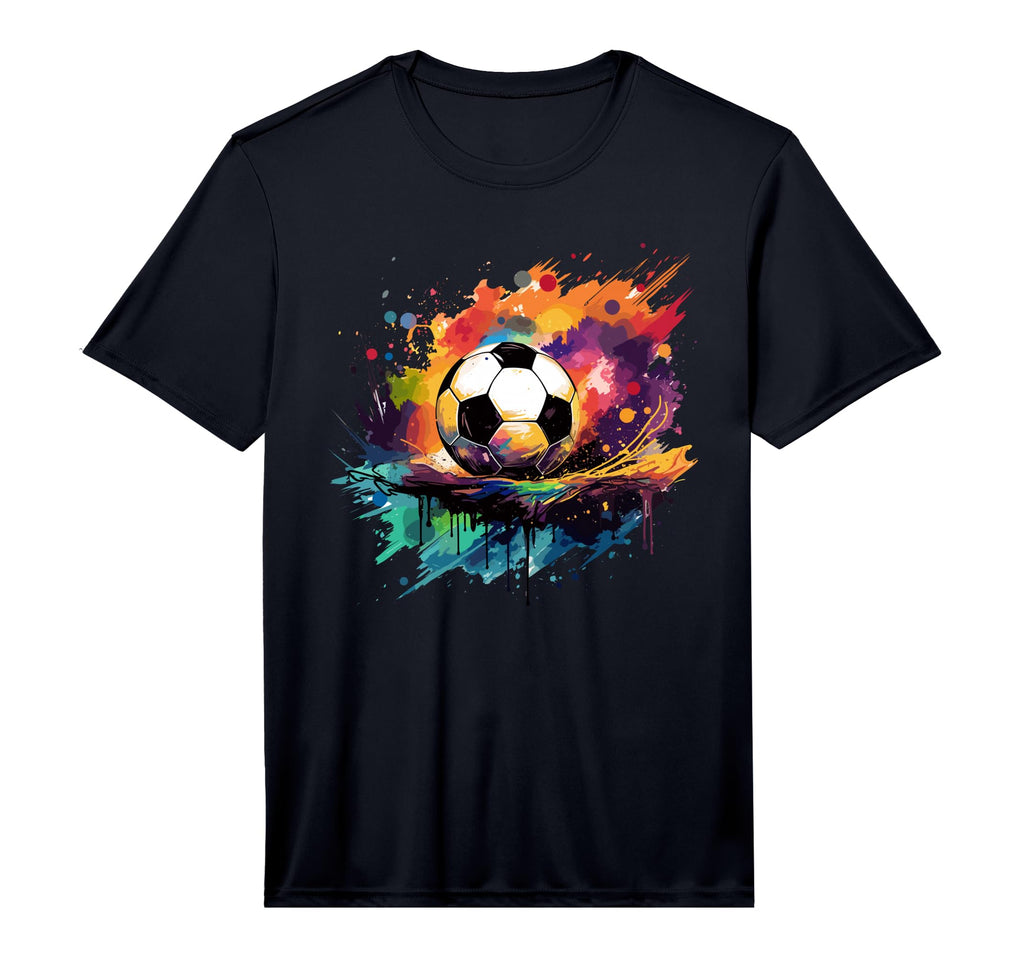 Soccer Color Graffiti Ball Sport T-Shirt - Fun Novelty Design Men Women - T-Shirt, Sweatshirt, Hoodie