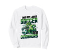 This Loves Soccer And Dinosaurs Sweatshirt - Trendy Graphic for Adults - T-Shirt, Sweatshirt, Hoodie