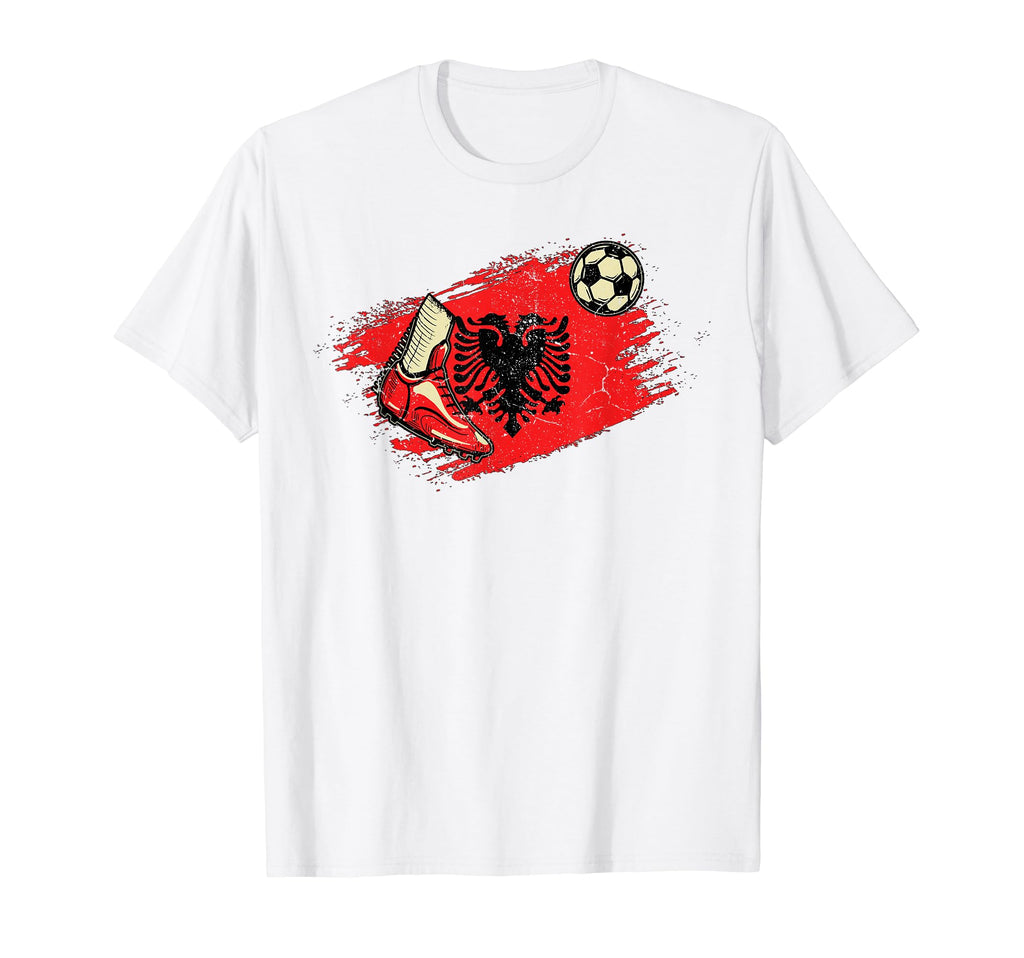 Albanian Flag Proud Albanian Patriot T-Shirt - Novelty Apparel for Adults - T-Shirt, Sweatshirt, Hoodie
