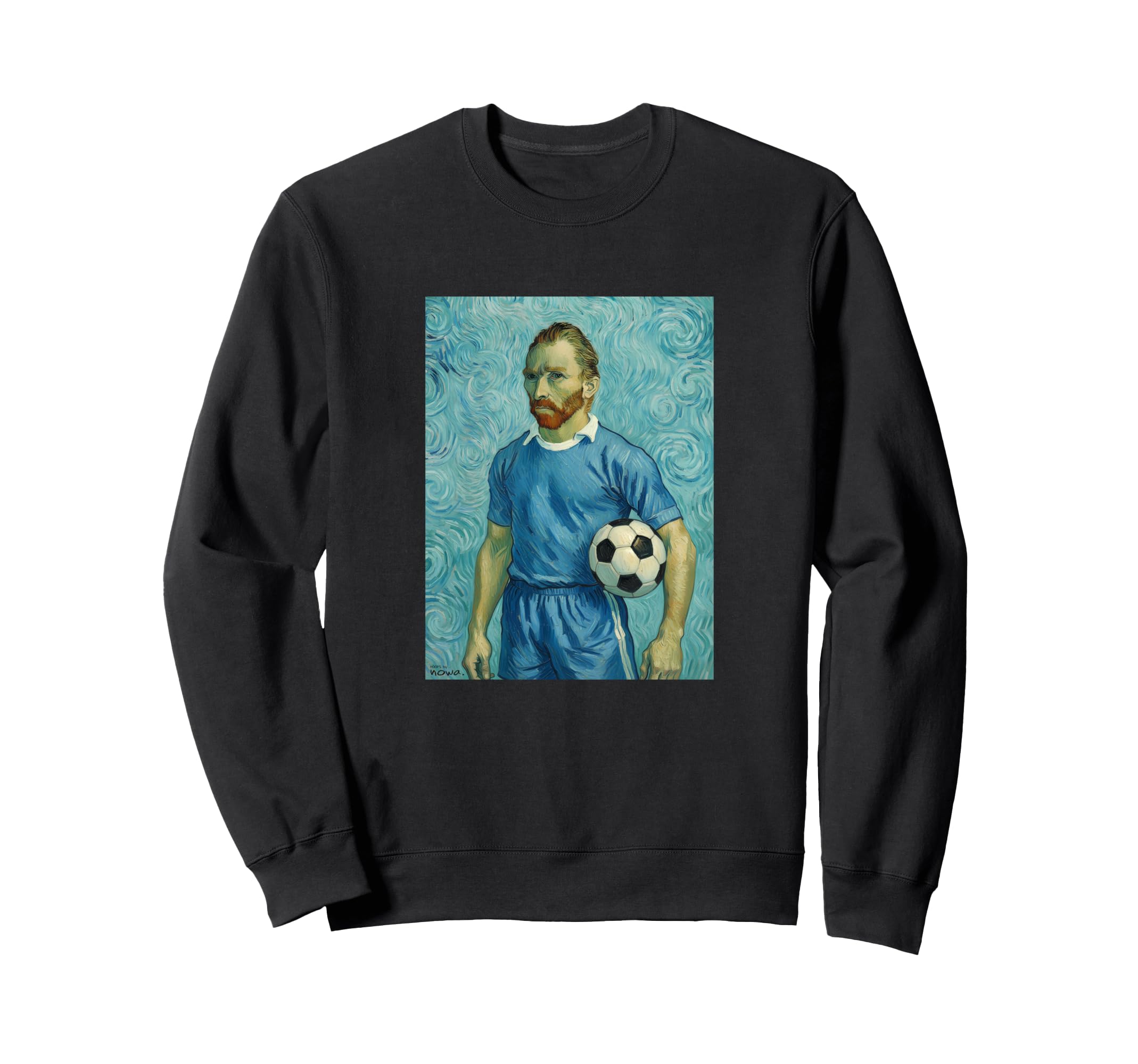 Vincent Shows Football Soccer Love Blue Sweatshirt - Trendy Graphic Unisex - T-Shirt, Sweatshirt, Hoodie