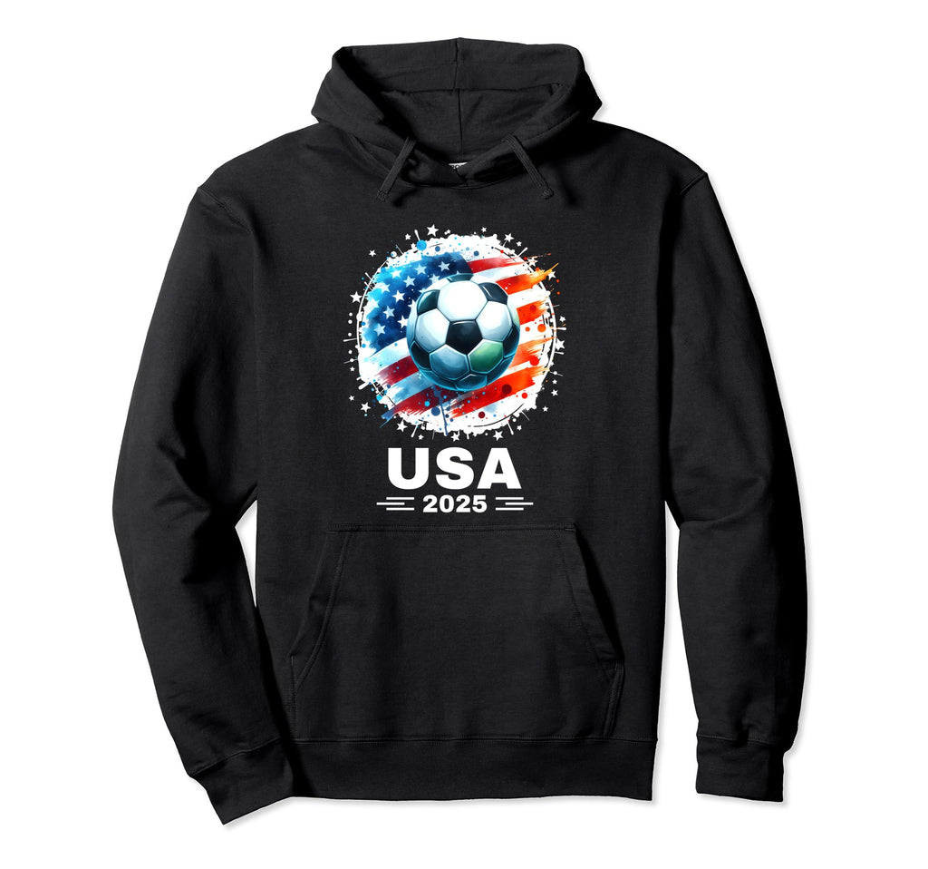 American Flag Soccer Player Soccer 2025 Hoodie - Minimalist Print Unisex - T-Shirt, Sweatshirt, Hoodie