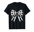 Coquette Soccer Bow Aesthetic Soccer Mom T-Shirt - Streetwear Style Unisex - T-Shirt, Sweatshirt, Hoodie