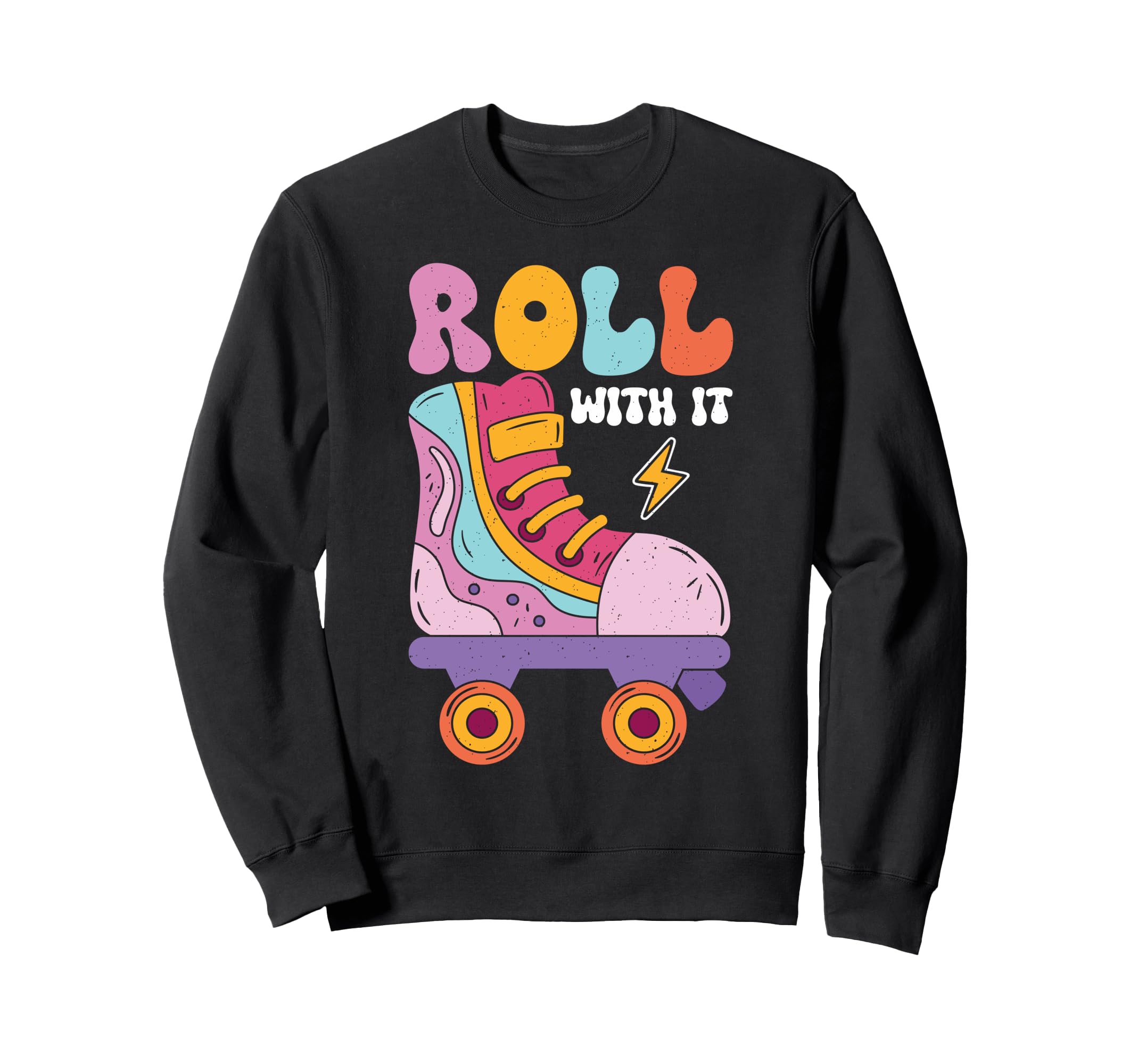 Roller Skating Roller Skate Sweatshirt - Minimalist Print Men Women - T-Shirt, Sweatshirt, Hoodie