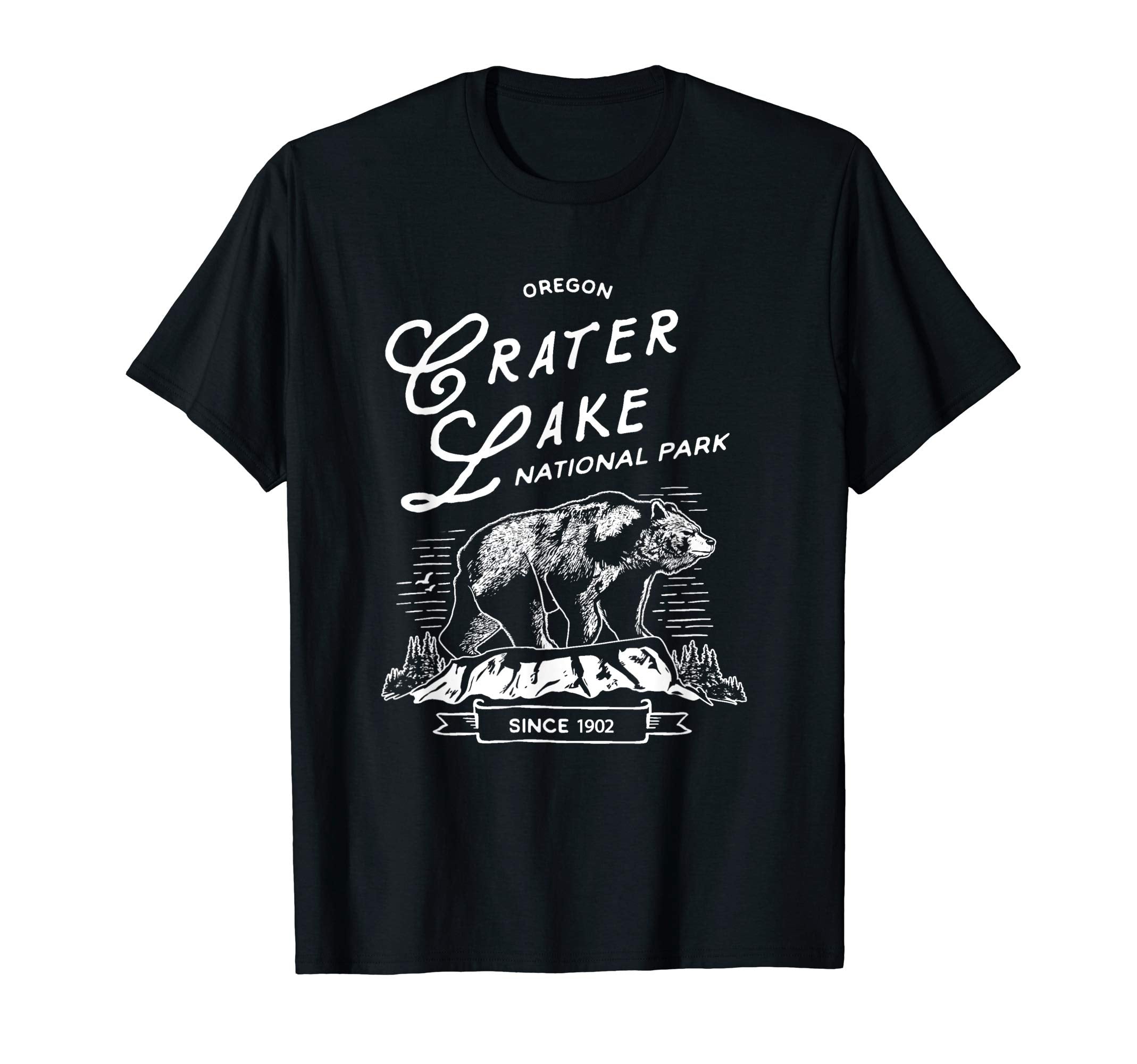 Crater Lake National Park Bear Oregon T-Shirt - Aesthetic Graphic Unisex - T-Shirt, Sweatshirt, Hoodie