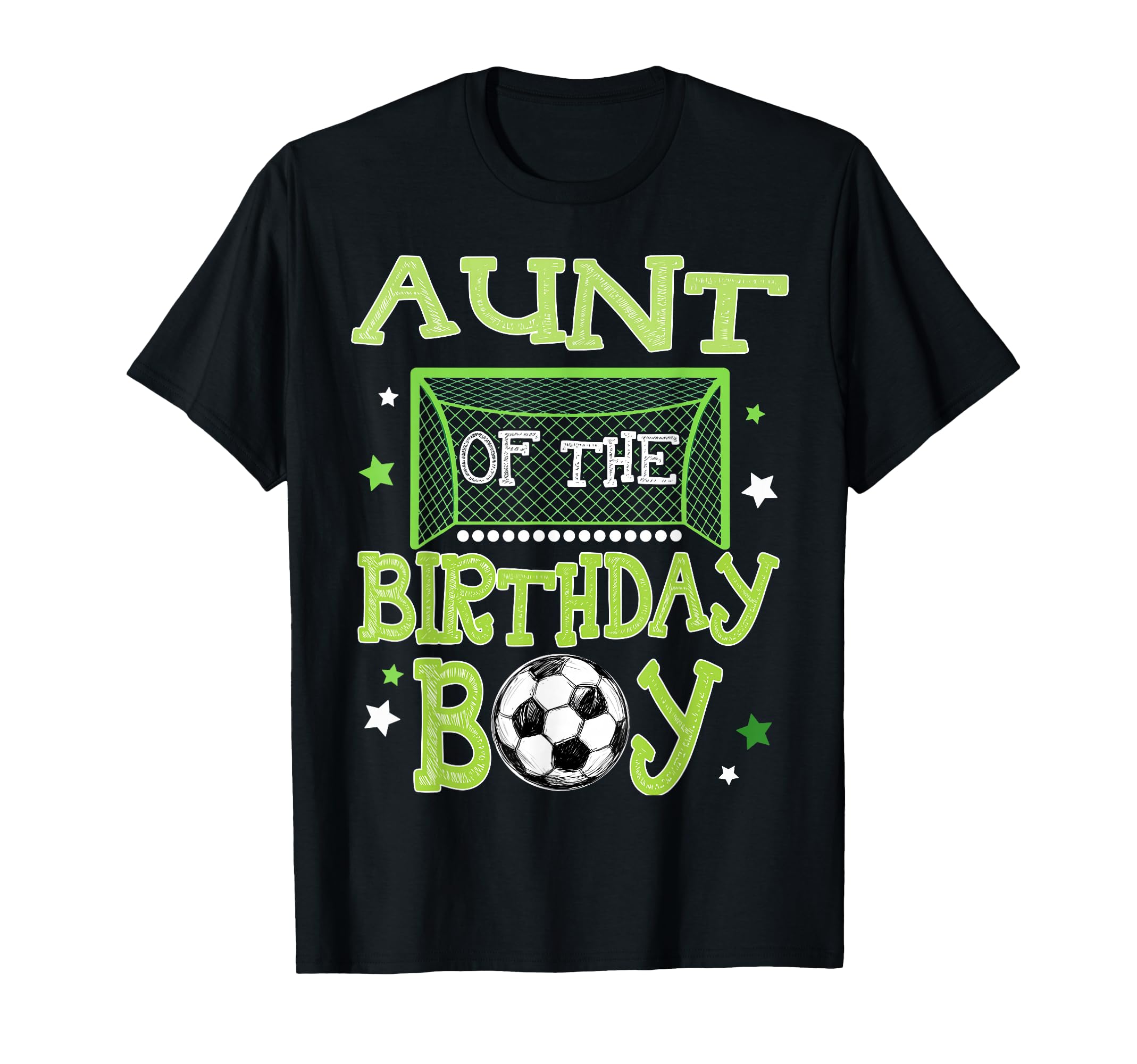 Aunt Birthday Soccer Family Matching T-Shirt - Unique Graphic Unisex - T-Shirt, Sweatshirt, Hoodie