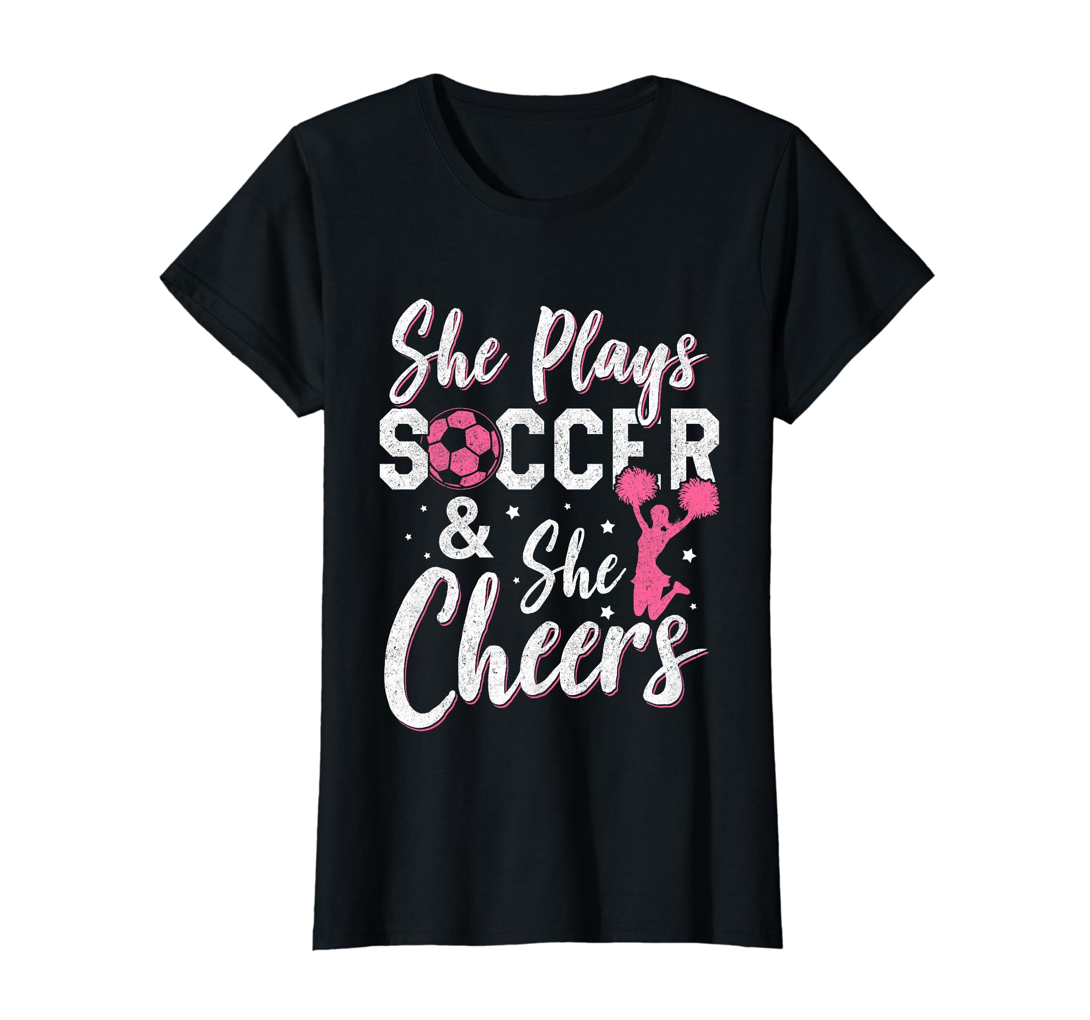 Funny Soccer Cheer Mom Cheerleader T-Shirt - Custom Art Print for Adults - T-Shirt, Sweatshirt, Hoodie