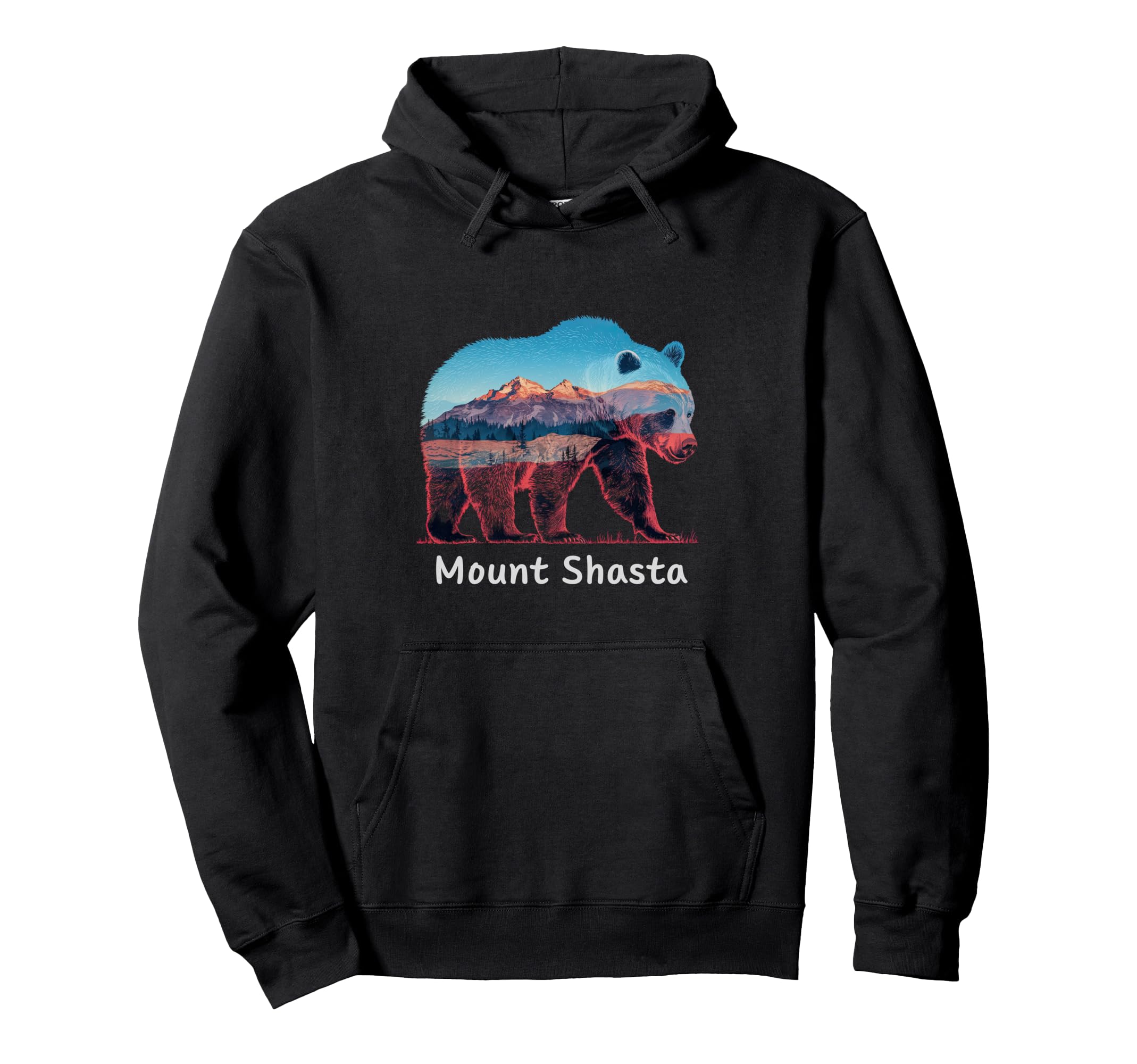 Hiking Camping Mount Shasta National Park Hoodie - Novelty Apparel Unisex - T-Shirt, Sweatshirt, Hoodie
