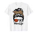Mom Life Messy Bun Hair Funny T-Shirt - Aesthetic Graphic for Adults - T-Shirt, Sweatshirt, Hoodie