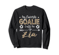 My Favorite Goalie Calls Me Zia Sweatshirt - Unique Graphic for Adults - T-Shirt, Sweatshirt, Hoodie