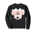 Coquette Soccer Heart Bow Football Sweatshirt - Unique Graphic Men Women - T-Shirt, Sweatshirt, Hoodie