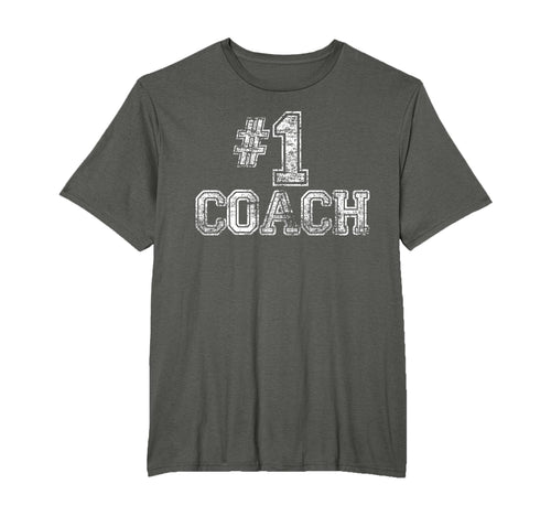 1 Coach Number One Team Gift T-Shirt - Unique Graphic for Adults - T-Shirt, Sweatshirt, Hoodie