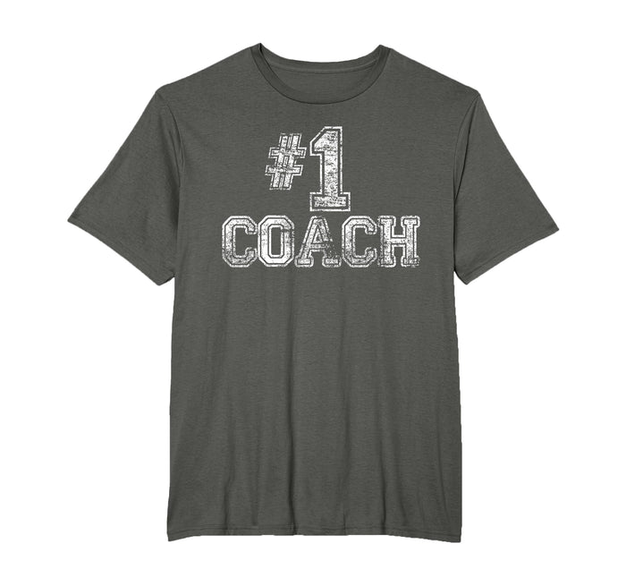 1 Coach Number One Team Gift T-Shirt - Unique Graphic for Adults