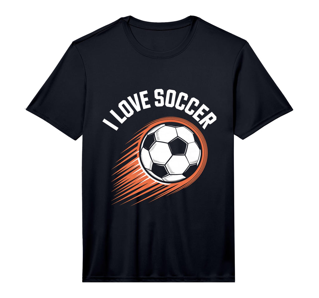 Mens I Love Soccer Speeding Ball T-Shirt - Unique Graphic Men Women - T-Shirt, Sweatshirt, Hoodie