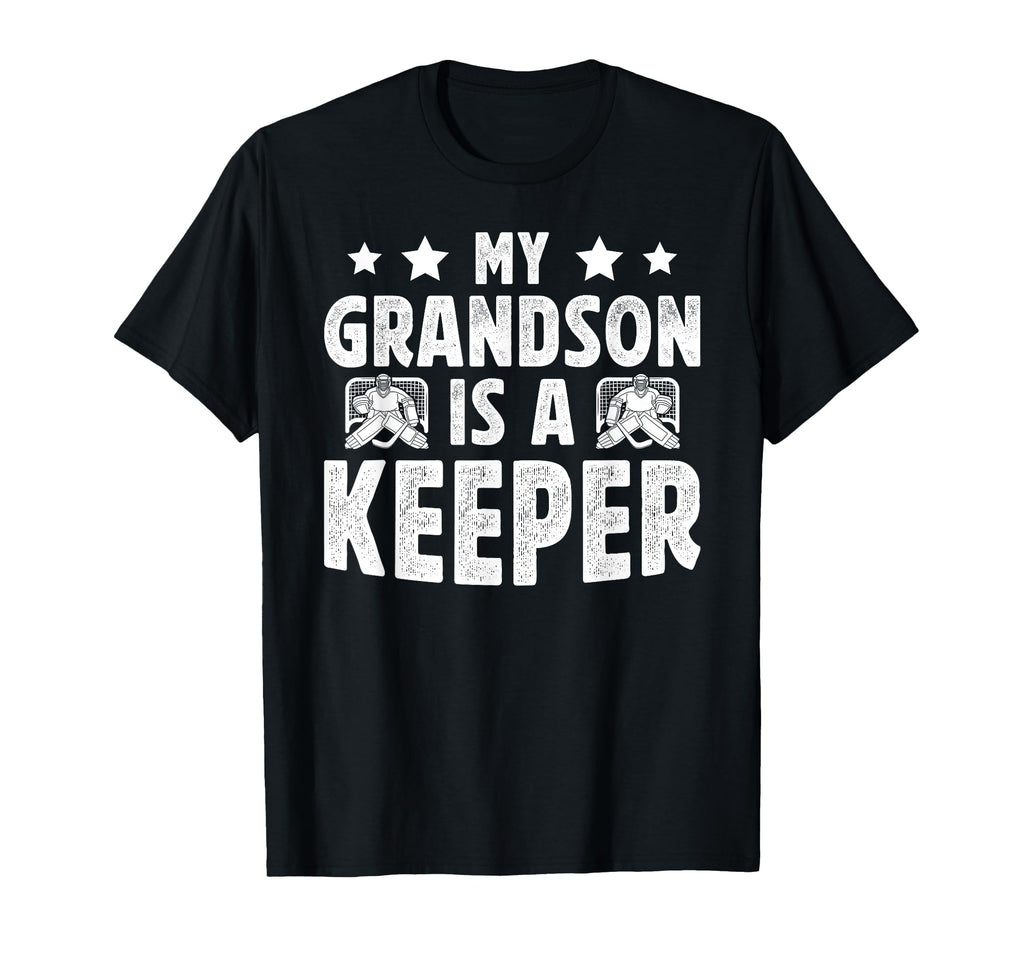 Proud Hockey Keeper Pops Ice Hockey T-Shirt - Custom Art Print Men Women - T-Shirt, Sweatshirt, Hoodie