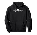 Heartbeat Soccer Player Ball Soccer Hoodie - Trendy Graphic for Adults - T-Shirt, Sweatshirt, Hoodie