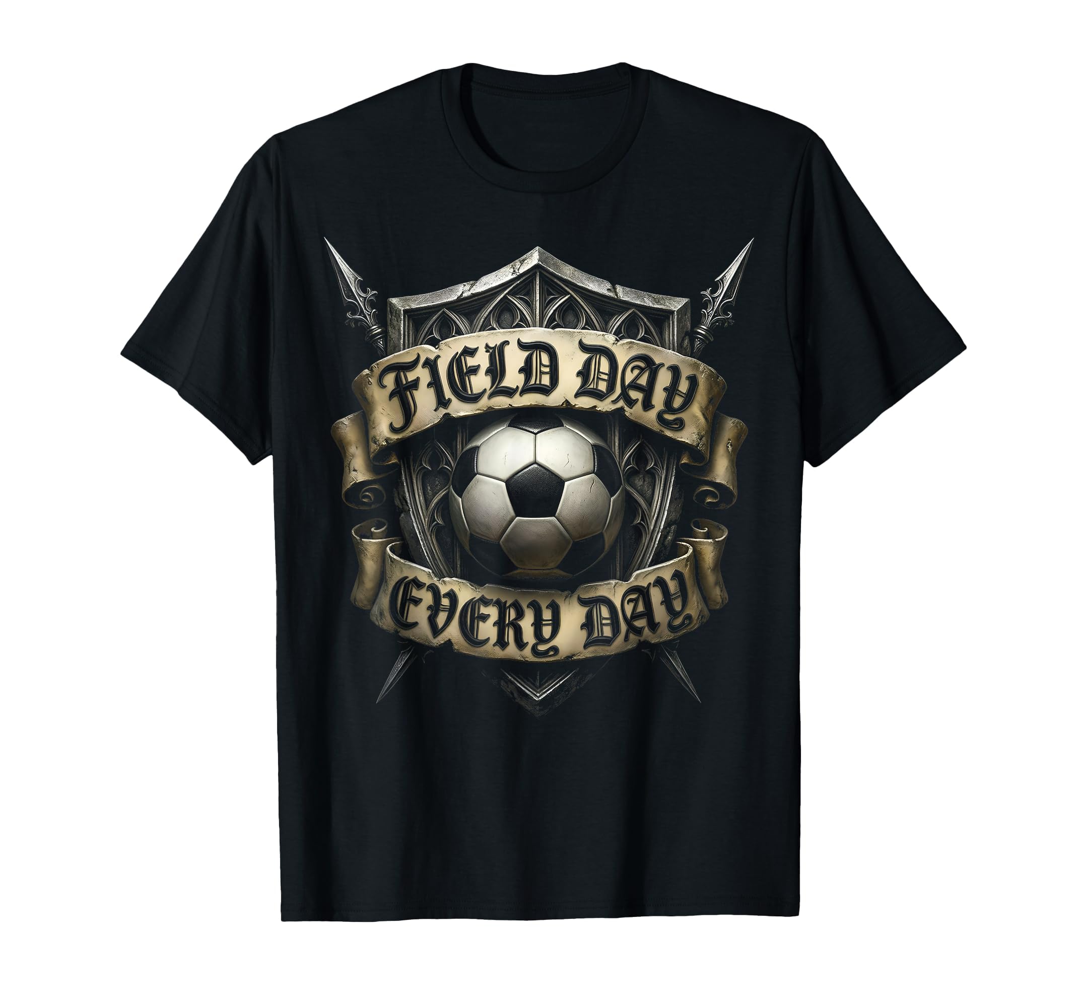 Field Day Every Day Soccer T-Shirt - Custom Art Print Men Women - T-Shirt, Sweatshirt, Hoodie