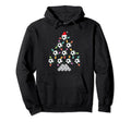 Soccer Tree Sport Enthusiast Lights Hoodie - Unique Graphic Men Women - T-Shirt, Sweatshirt, Hoodie