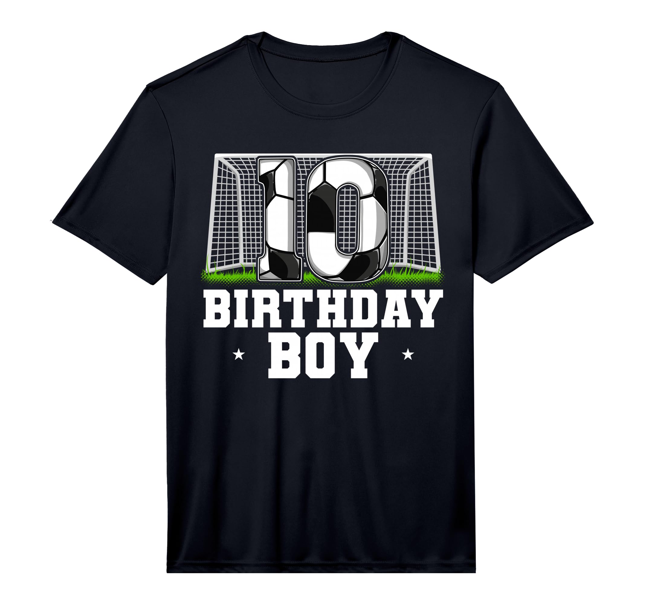 10Th Birthday Soccer Performance T-Shirt - Novelty Apparel for Adults - T-Shirt, Sweatshirt, Hoodie