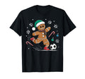 Gingerbread Soccer Player Cookie Game T-Shirt - Unique Graphic for Adults - T-Shirt, Sweatshirt, Hoodie