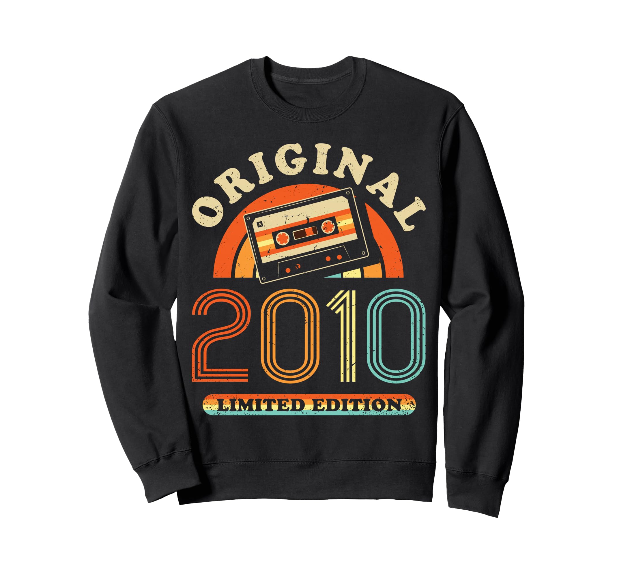 2010 Cassette Tape 16Th Birthday Sweatshirt - Minimalist Print for Adults - T-Shirt, Sweatshirt, Hoodie