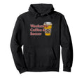 Weekends Coffee Soccer Football Lover Coach Hoodie - Trendy Graphic Unisex - T-Shirt, Sweatshirt, Hoodie