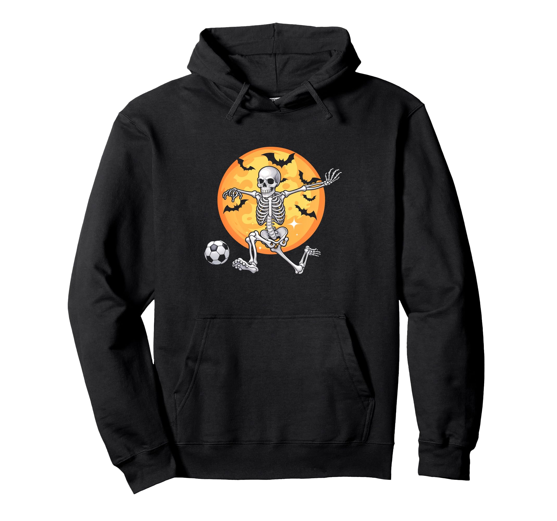Soccer Skeleton Halloween Soccer Player Hoodie - Trendy Graphic Unisex - T-Shirt, Sweatshirt, Hoodie