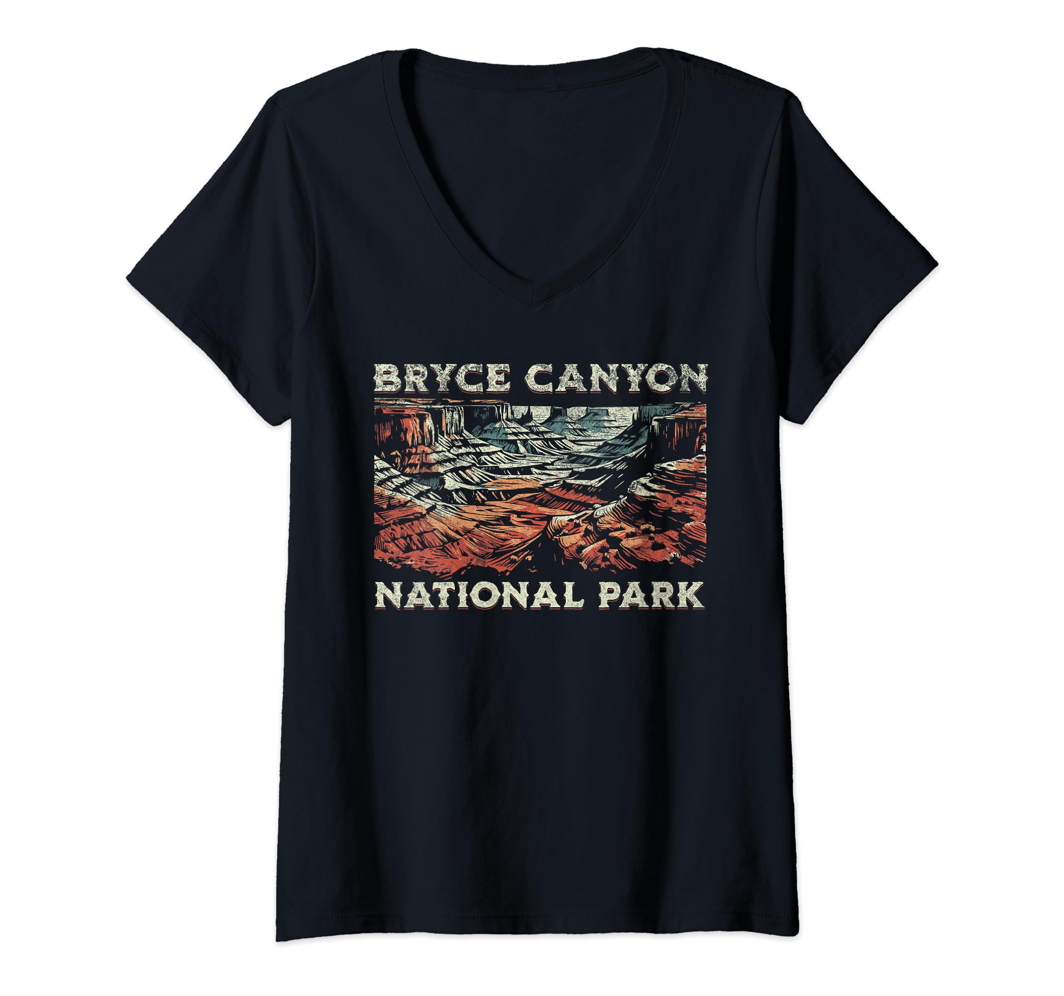 Bryce Canyon National Park Utah Usa T-Shirt - Custom Art Print Men Women - T-Shirt, Sweatshirt, Hoodie