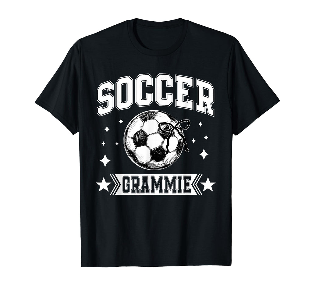 Coquette Bow Soccer Grammie Soccer Team T-Shirt - Aesthetic Graphic Unisex - T-Shirt, Sweatshirt, Hoodie