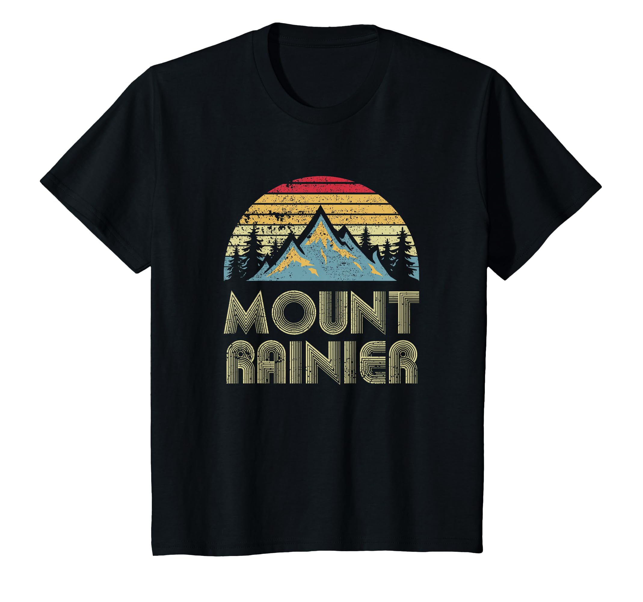 Mount Rainier National Park T-Shirt - Minimalist Print Men Women - T-Shirt, Sweatshirt, Hoodie