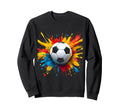 Dynamic Soccer Sweatshirt - Aesthetic Graphic Men Women - T-Shirt, Sweatshirt, Hoodie