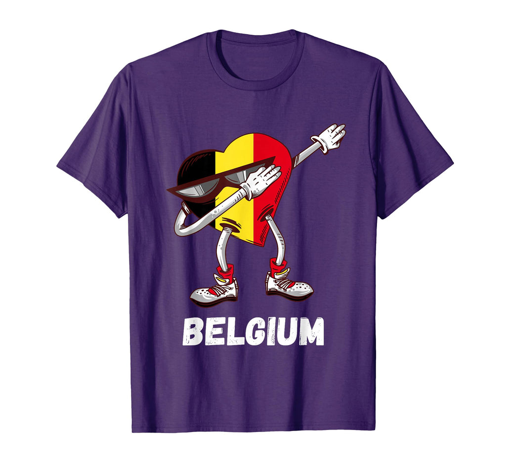 Belgium Heart Dance Belgium Flag T-Shirt - Unique Graphic Men Women - T-Shirt, Sweatshirt, Hoodie