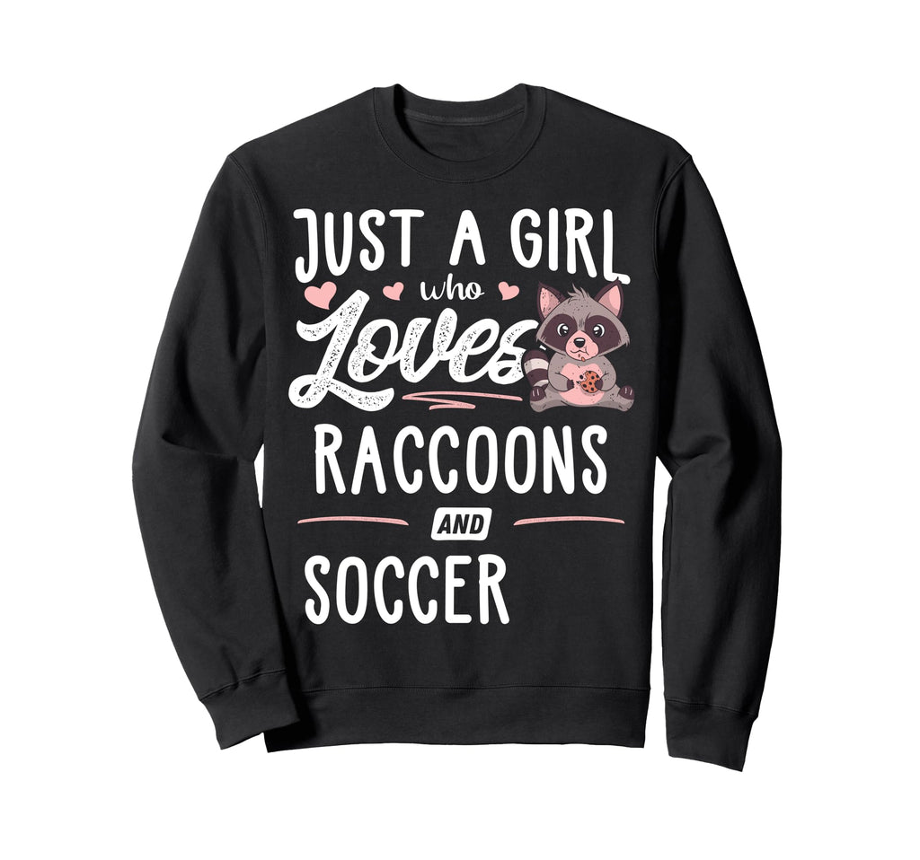 Just Who Loves Raccoons And Sweatshirt - Minimalist Print for Adults - T-Shirt, Sweatshirt, Hoodie