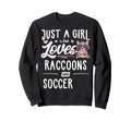 Just Who Loves Raccoons And Sweatshirt - Minimalist Print for Adults - T-Shirt, Sweatshirt, Hoodie