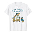 Busy Raising Baller Baseball Softball T-Shirt - Graphic Print for Adults - T-Shirt, Sweatshirt, Hoodie