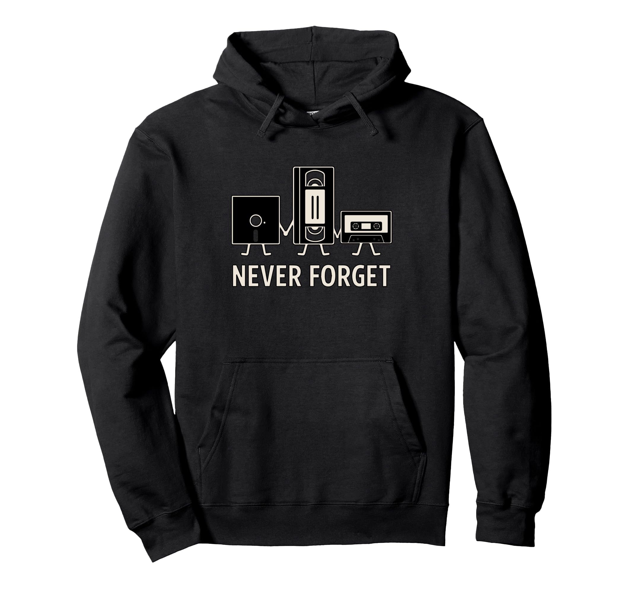 Funny Music Cassette Tape Vhs Hoodie - Aesthetic Graphic for Adults - T-Shirt, Sweatshirt, Hoodie