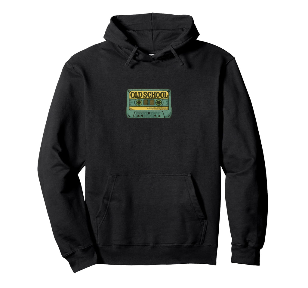 Old School Cassette Tape Hoodie - Graphic Print Unisex - T-Shirt, Sweatshirt, Hoodie