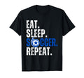 Soccer Lover Themed Tees Eat T-Shirt - Casual Everyday Wear Men Women - T-Shirt, Sweatshirt, Hoodie