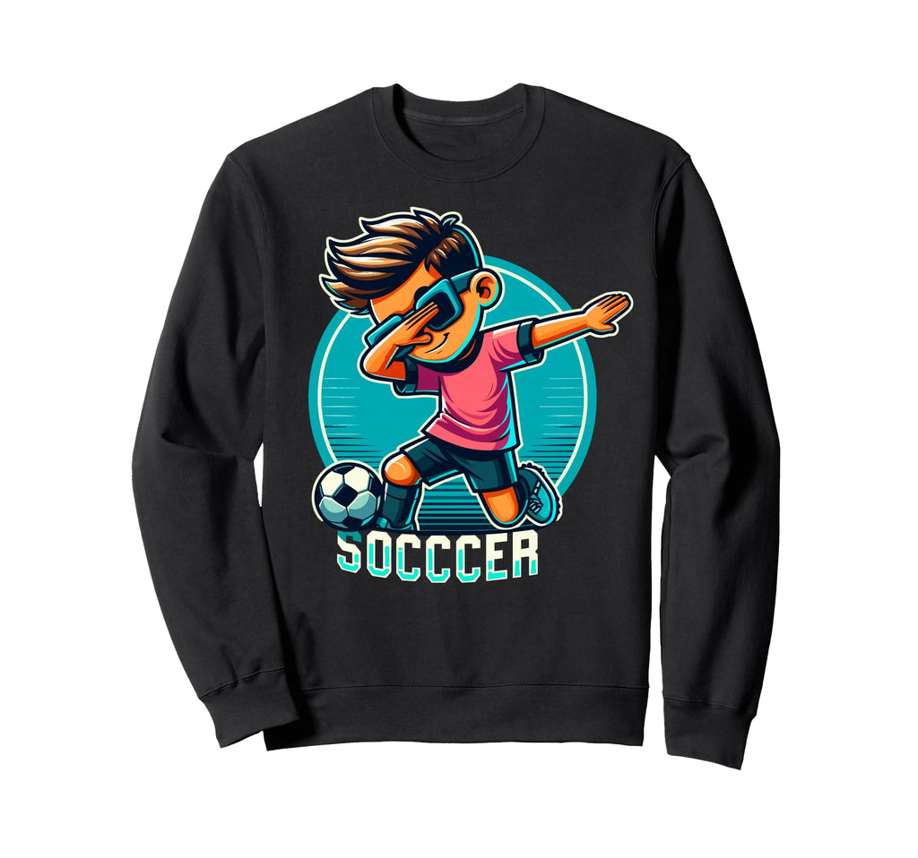 Funny Dabbing Dab Soccer Player Sweatshirt - Fun Novelty Design Unisex - T-Shirt, Sweatshirt, Hoodie