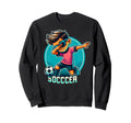 Funny Dabbing Dab Soccer Player Sweatshirt - Fun Novelty Design Unisex - T-Shirt, Sweatshirt, Hoodie