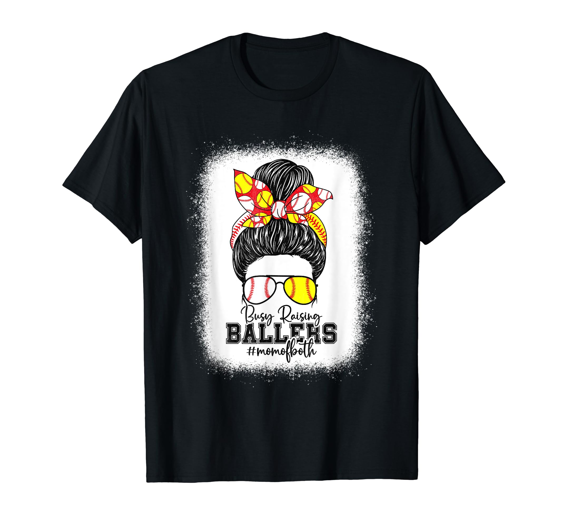 Busy Raising Ballers Softball Funny T-Shirt - Aesthetic Graphic Men Women - T-Shirt, Sweatshirt, Hoodie