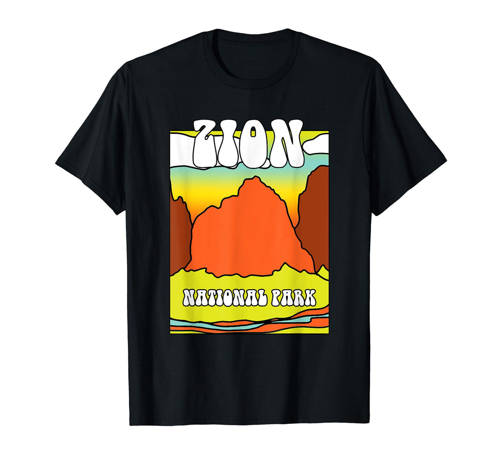 Zion National Park Souvenir Mountain T-Shirt - Aesthetic Graphic Men Women - T-Shirt, Sweatshirt, Hoodie