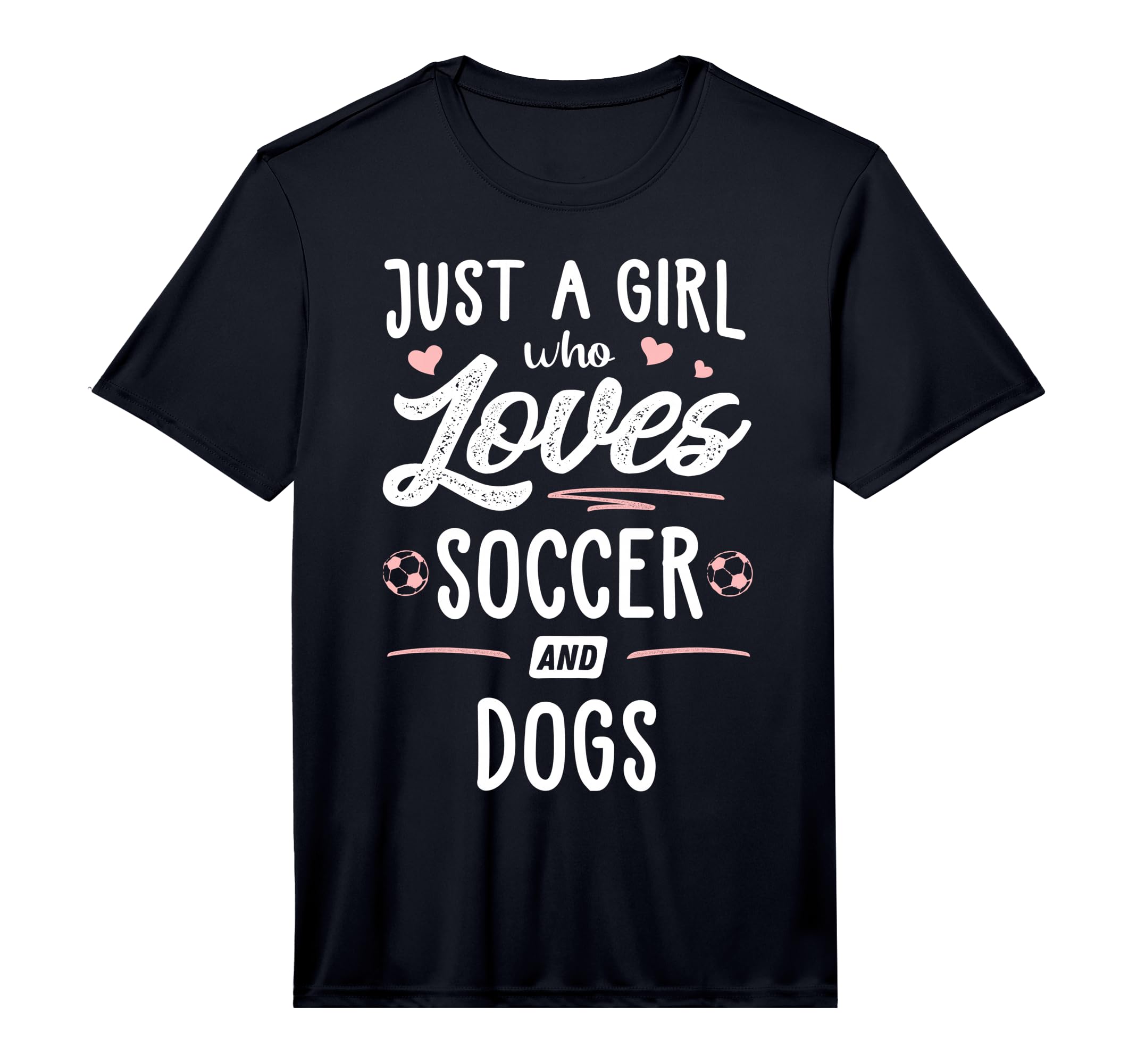 Just Who Loves Soccer And Dogs Gift T-Shirt - Minimalist Print Unisex - T-Shirt, Sweatshirt, Hoodie