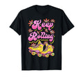 Roller Skating Skate 1970S Keep T-Shirt - Novelty Apparel for Adults - T-Shirt, Sweatshirt, Hoodie