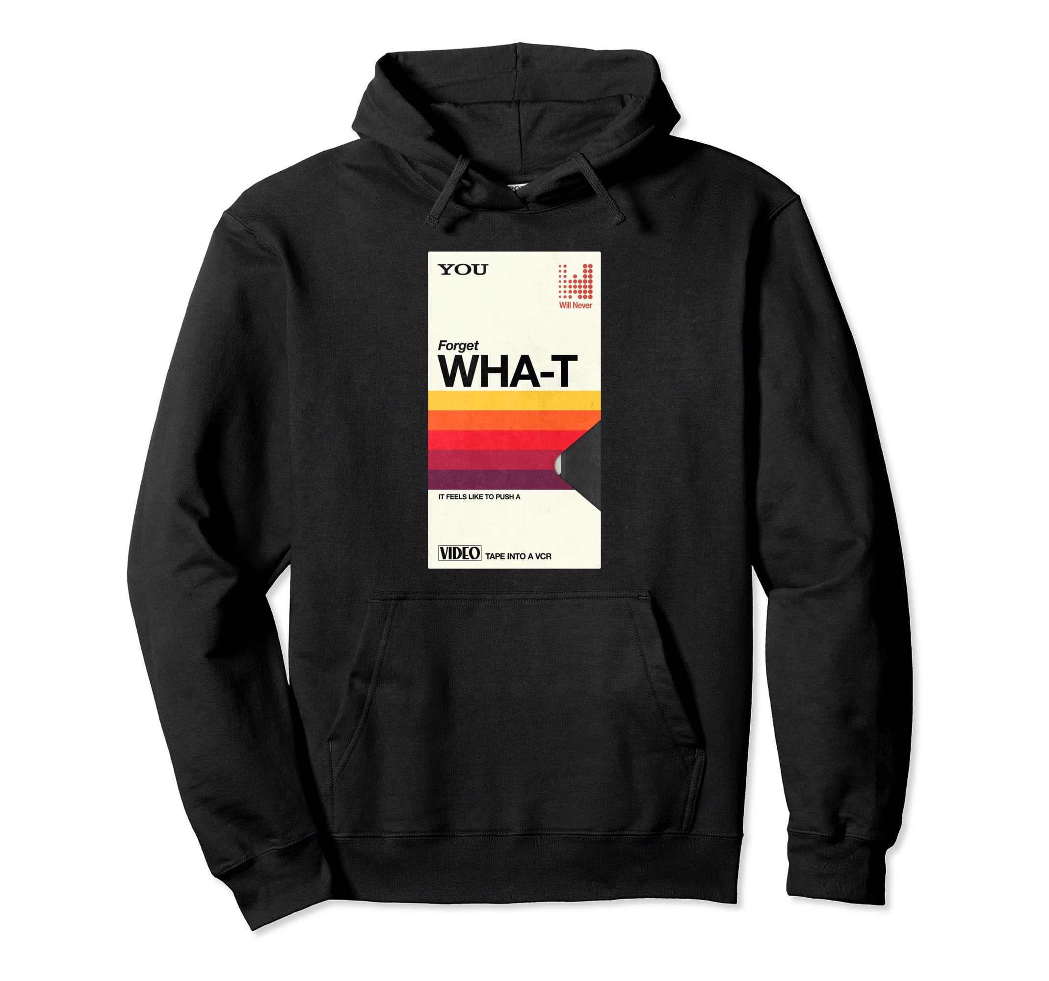 Never Forget Video Tape Vcr Video Hoodie - Casual Everyday Wear for Adults - T-Shirt, Sweatshirt, Hoodie