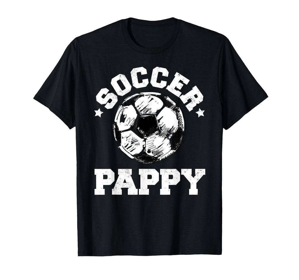 Soccer Pappy Soccer Ball Distressed T-Shirt - Custom Art Print for Adults - T-Shirt, Sweatshirt, Hoodie
