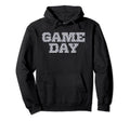 Game Day Soccer Pattern Blue Sports Hoodie - Trendy Graphic Men Women - T-Shirt, Sweatshirt, Hoodie