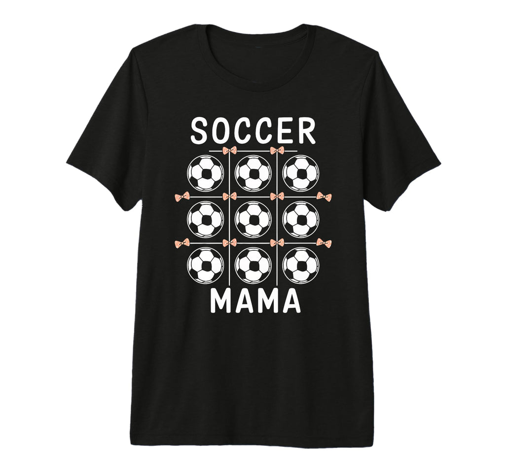 Soccer Mama Coquette Bow Soccer Mom Bow T-Shirt - Unique Graphic Unisex - T-Shirt, Sweatshirt, Hoodie