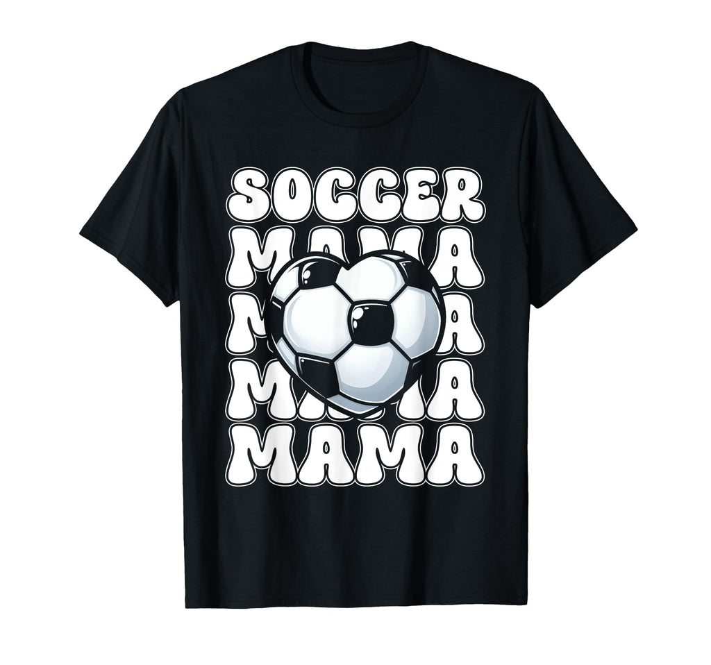 Soccer Mom Football Mama Soccer Season T-Shirt - Novelty Apparel Unisex - T-Shirt, Sweatshirt, Hoodie