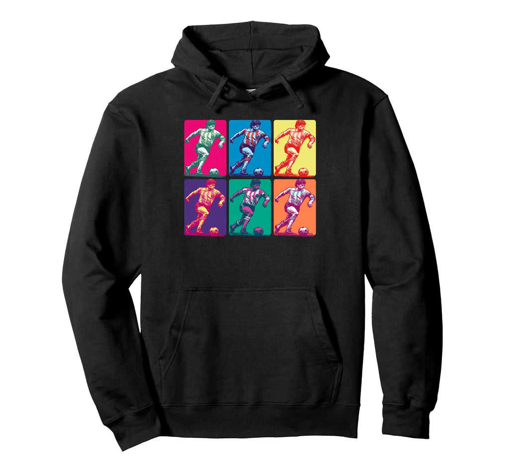Diego Maradona Football 80S 90S Pop Art Hoodie - Unique Graphic Unisex - T-Shirt, Sweatshirt, Hoodie